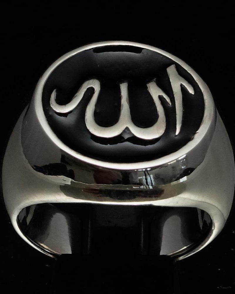 Allah Ring – Black | Islamic Ring in Sterling Silver 925-0