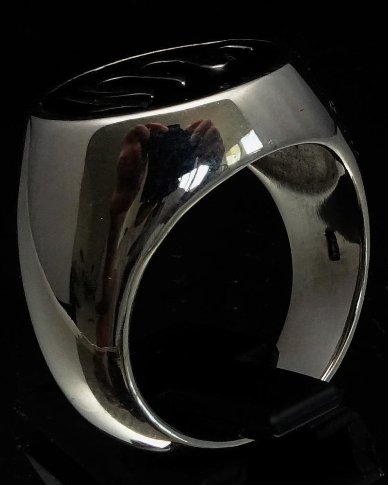 Allah Ring – Black | Islamic Ring in Sterling Silver 925-3