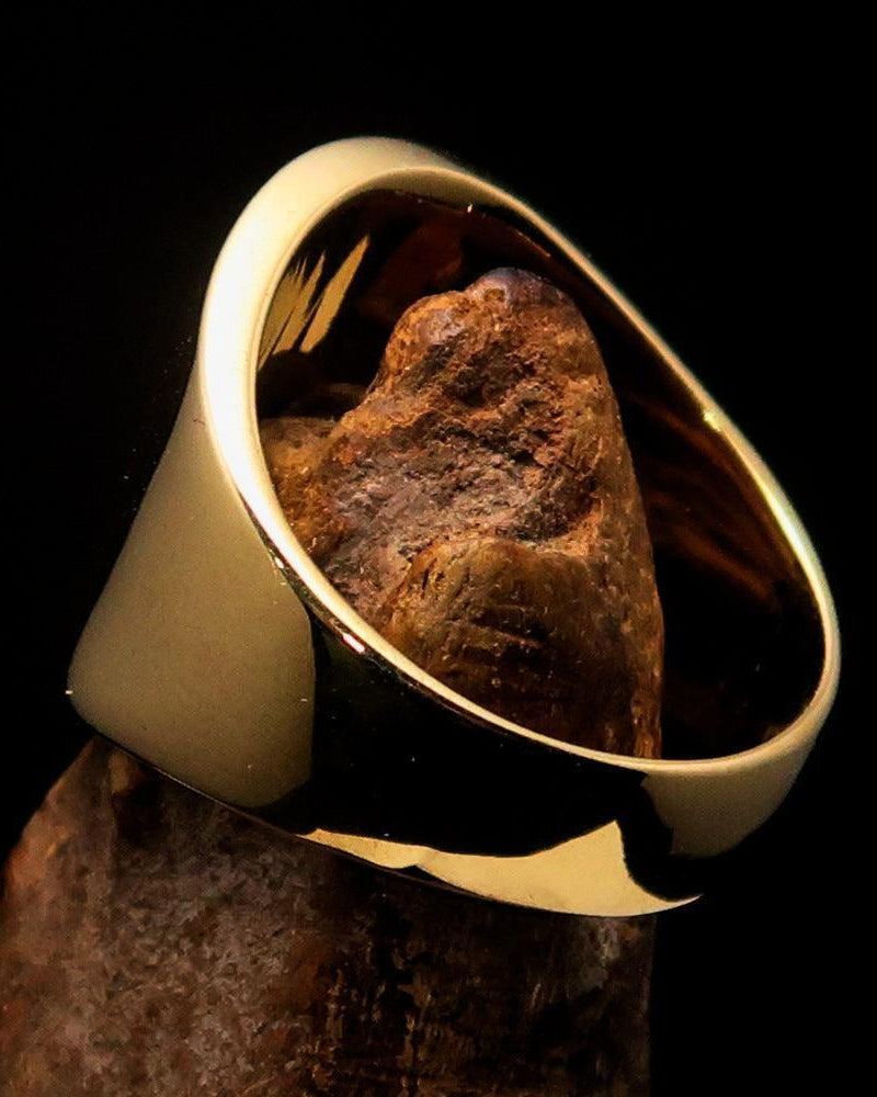 Muhammad ﷺ Ring – Black | Islamic Brass Ring Inspired by the Sunnah-3