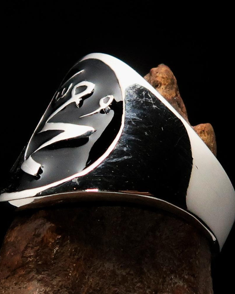 Muhammad ﷺ Ring – Black | Islamic Sterling Silver 925 Inspired by the Sunnah-4